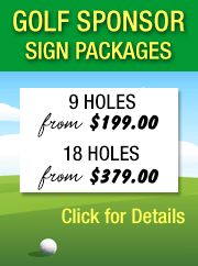 Golf Sponsor Sign Packages