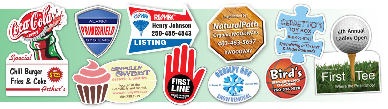 Pictures of Shape Cut Yard Signs